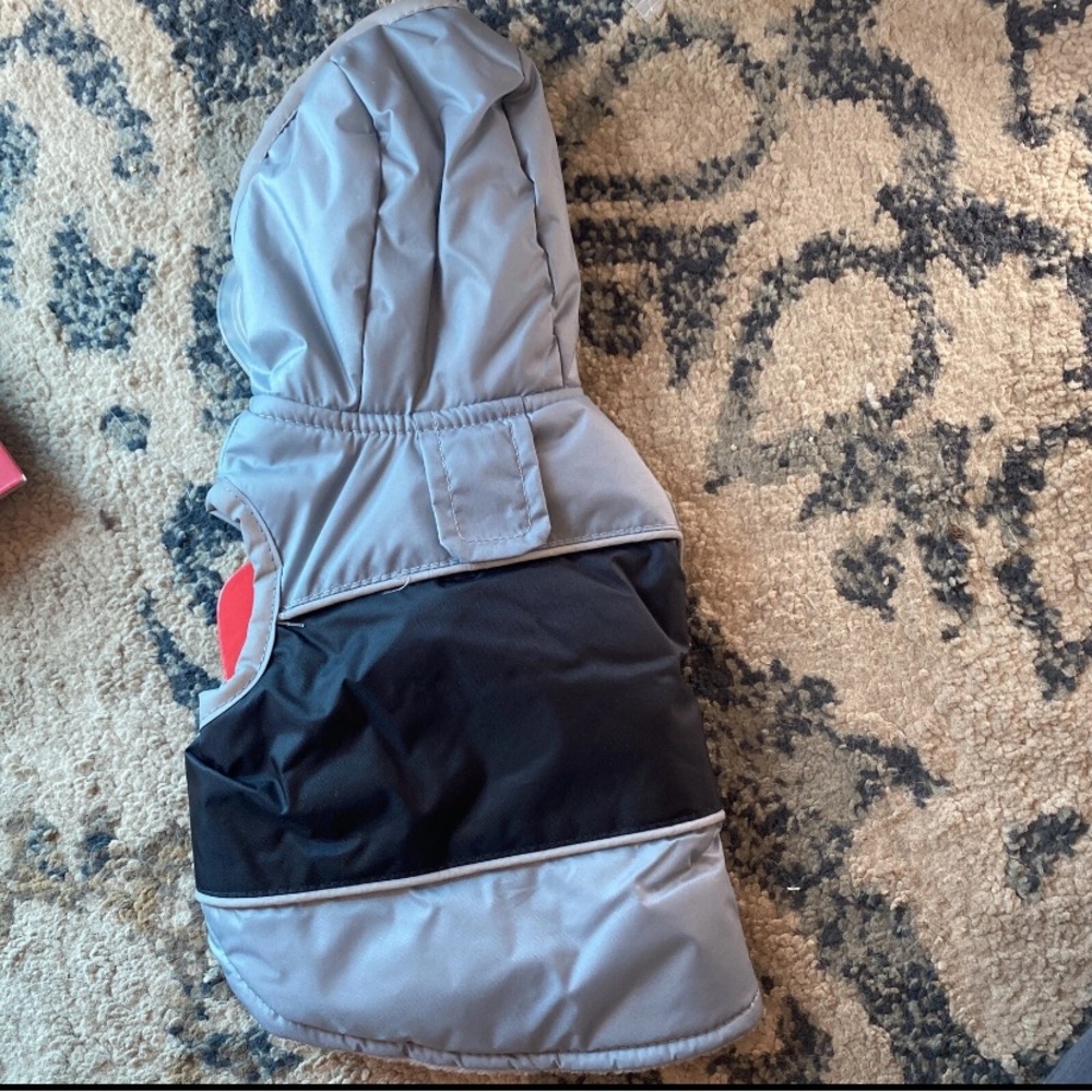 Pet Snap Close Hooded Hoodie Puff Jacket w/Micro-Fleece Lining, Xs Winter